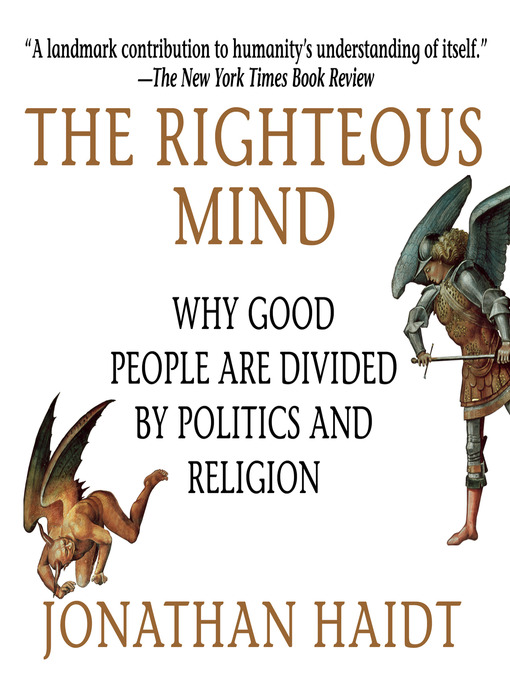 Title details for The Righteous Mind by Jonathan Haidt - Wait list